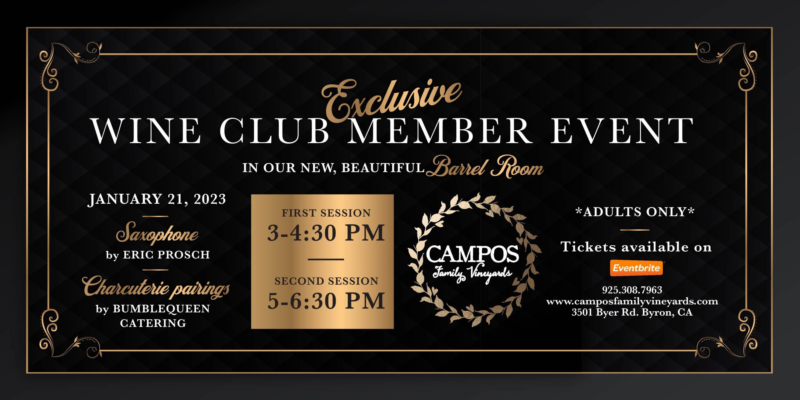 January Wine Club Release Party! - Members Only