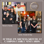 Autism Awareness Month at Campos Family Vineyards