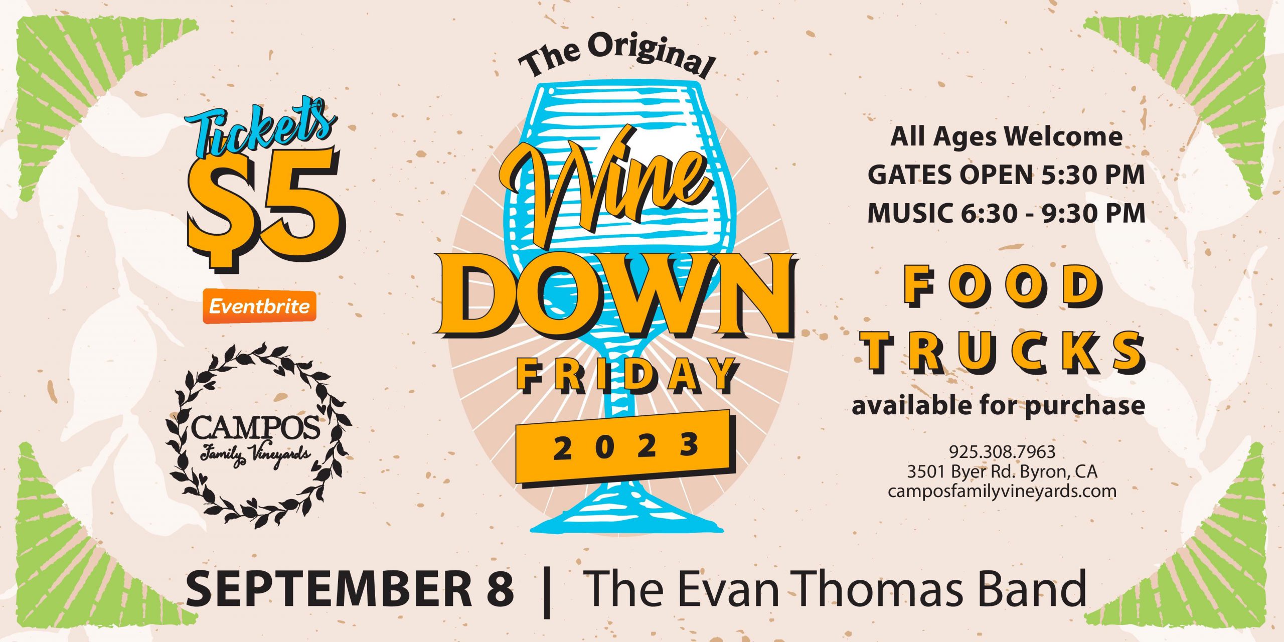 The Original Wine Down Friday - The Evan Thomas Band