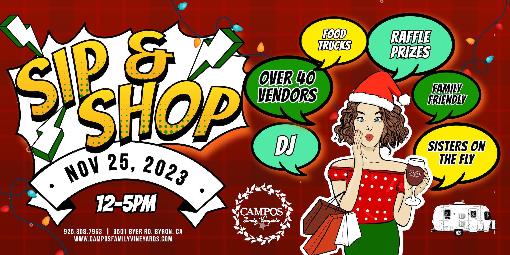 Annual Holiday Sip and Shop at Campos Family Vineyards