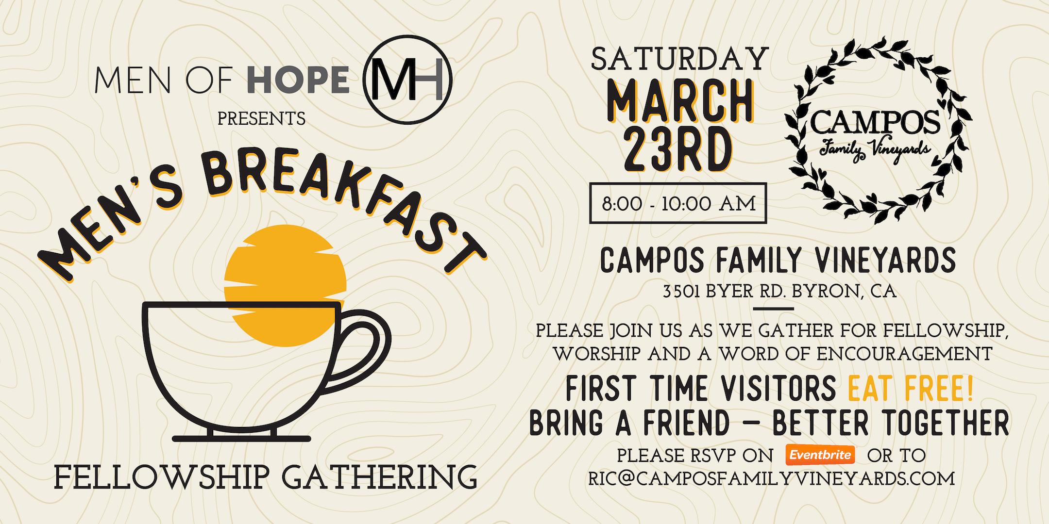 Men's Breakfast Fellowship Gathering