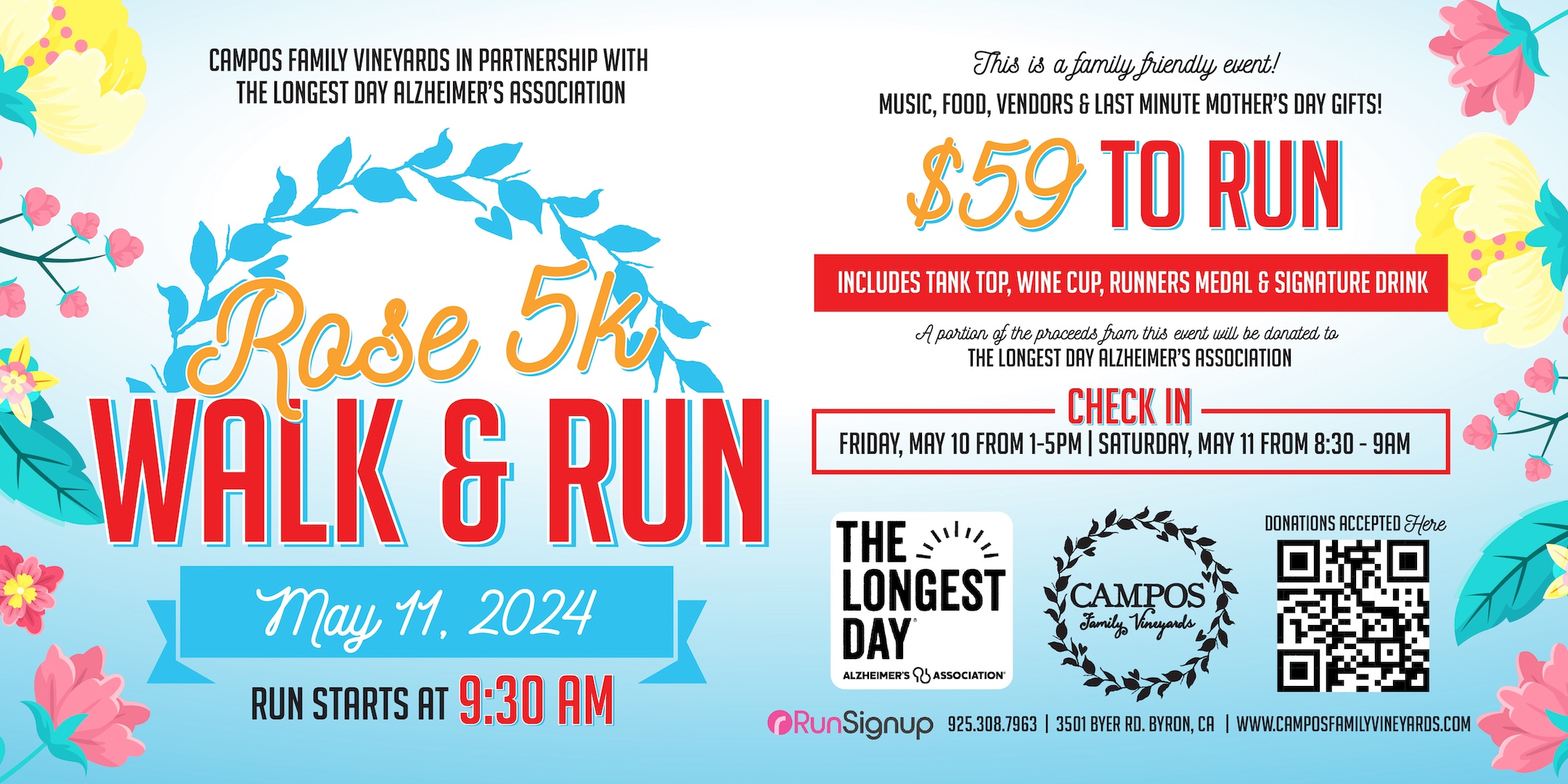 Rose 5K Walk & Run