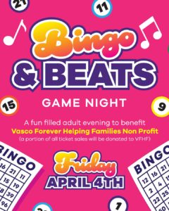Bingo and Beats Game Night - April 4th